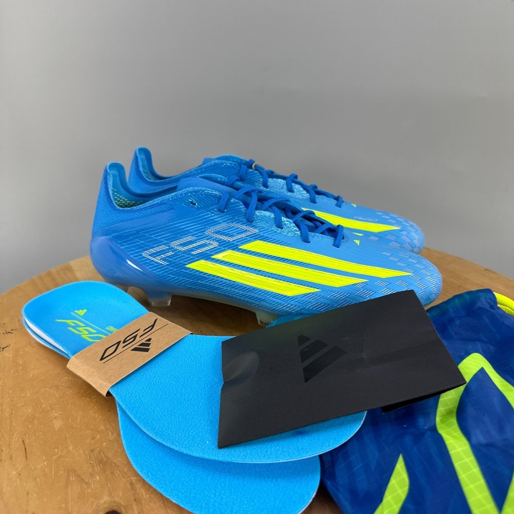 Mens 7.5 / Womens 8.5 - adidas F50 Elite SG Soccer Cleats Ice Cold Precision NEW